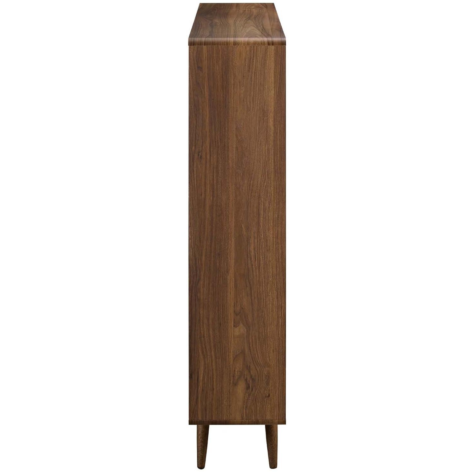 52" Realm Bookshelf Walnut - Modway