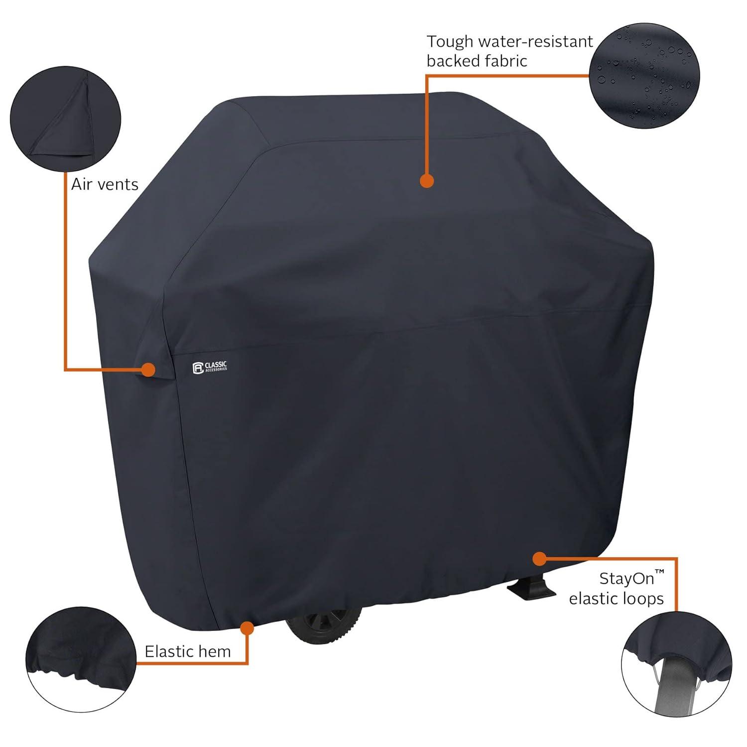 Classic Accessories Water-Resistant 70 Inch BBQ Grill Cover, Grill Cover, Grill Cover for Outdoor Grill, BBQ Cover