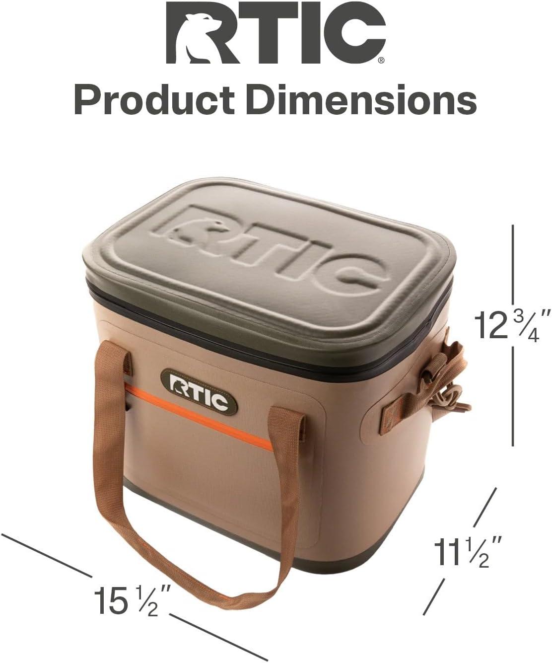 RTIC Outdoors 30 Cans Soft Sided Cooler - Tan