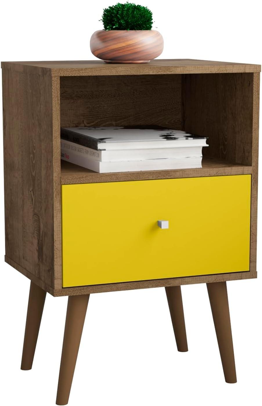 Liberty 1.0 Mid Century Modern Nightstand - Manhattan Comfort