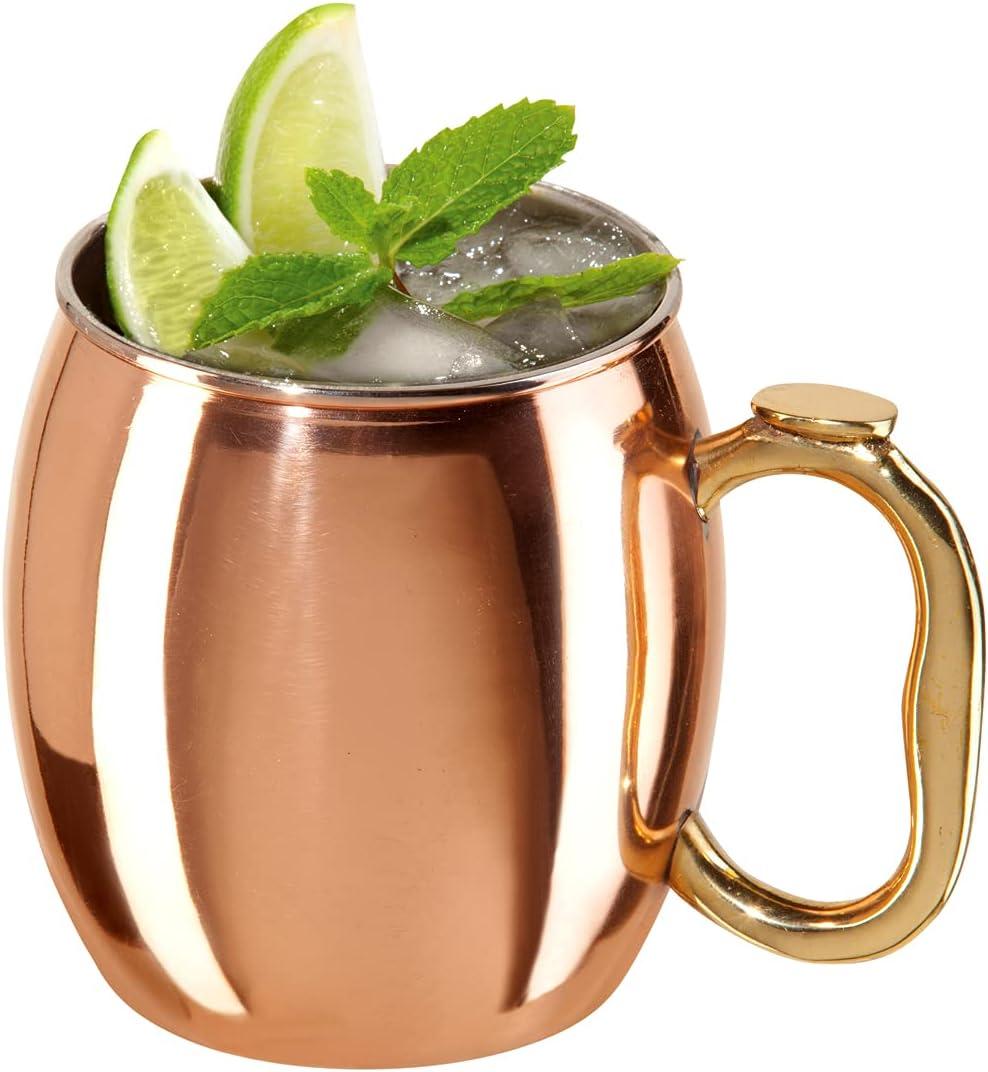 Oggi Barware 20 Oz Stainless Steel Moscow Mule Mug