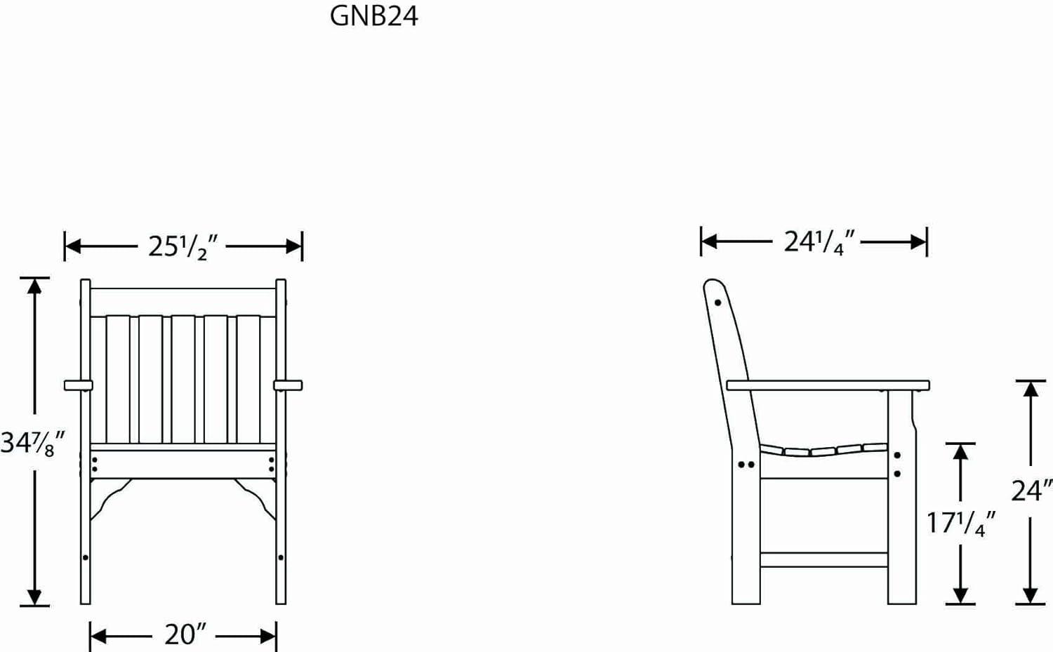 Vineyard Garden Arm Chair