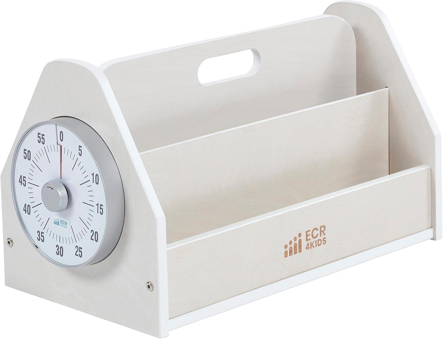 ECR4Kids ECR4Kids Double-Sided Book Caddy with Countdown Timer