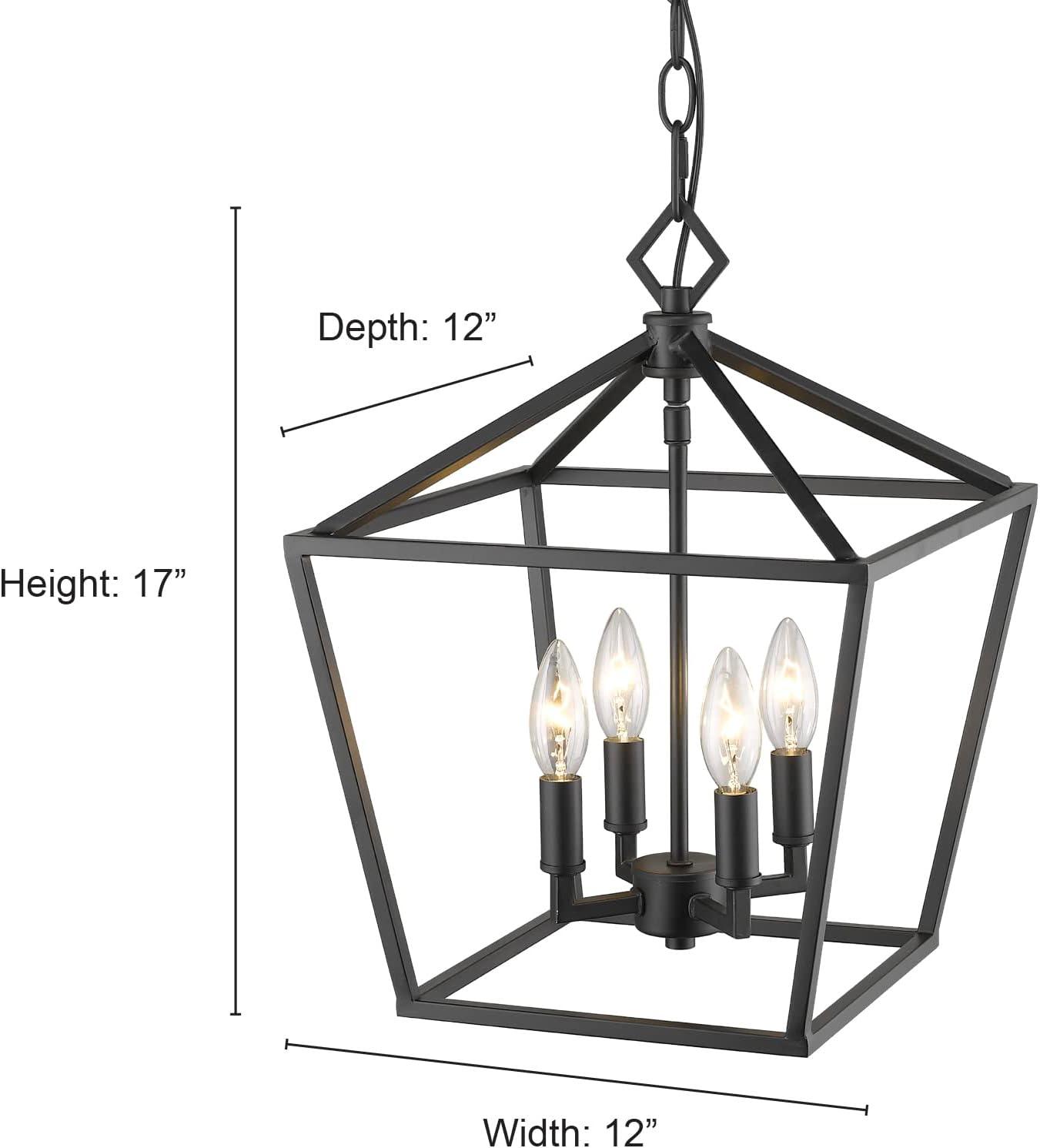 Millennium Lighting Ritner 4 - Light Pendant in  Modern Gold