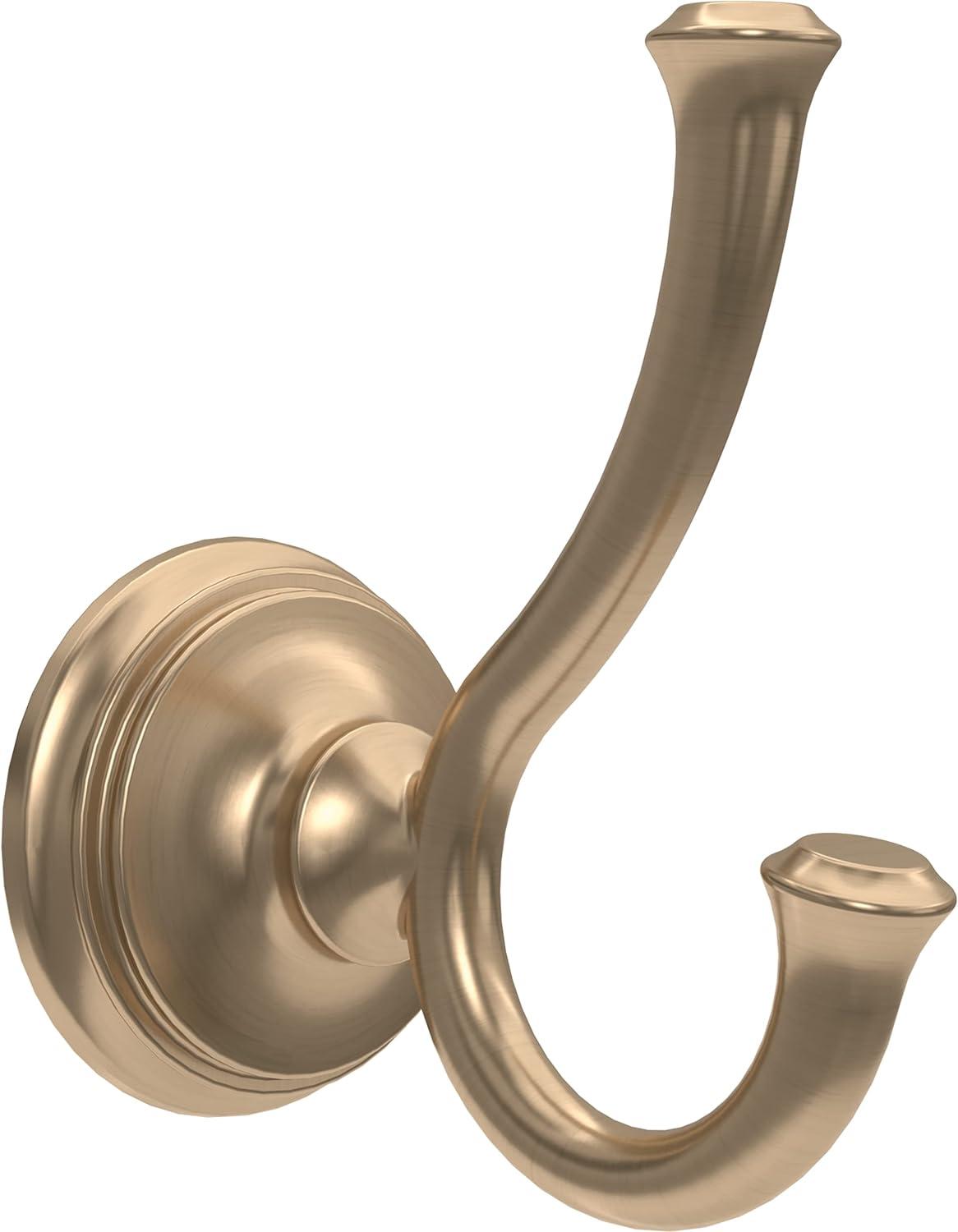 Champagne Bronze Double Wall Mounted Towel Hook