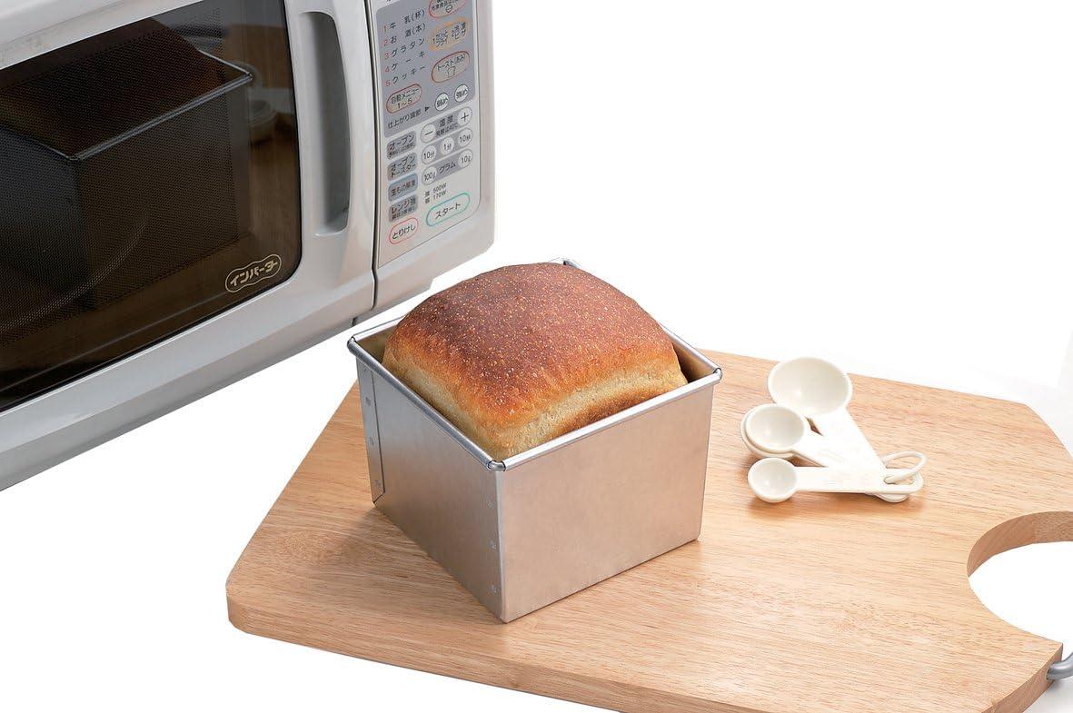 Steel Square Bread Mold with Sliding Lid