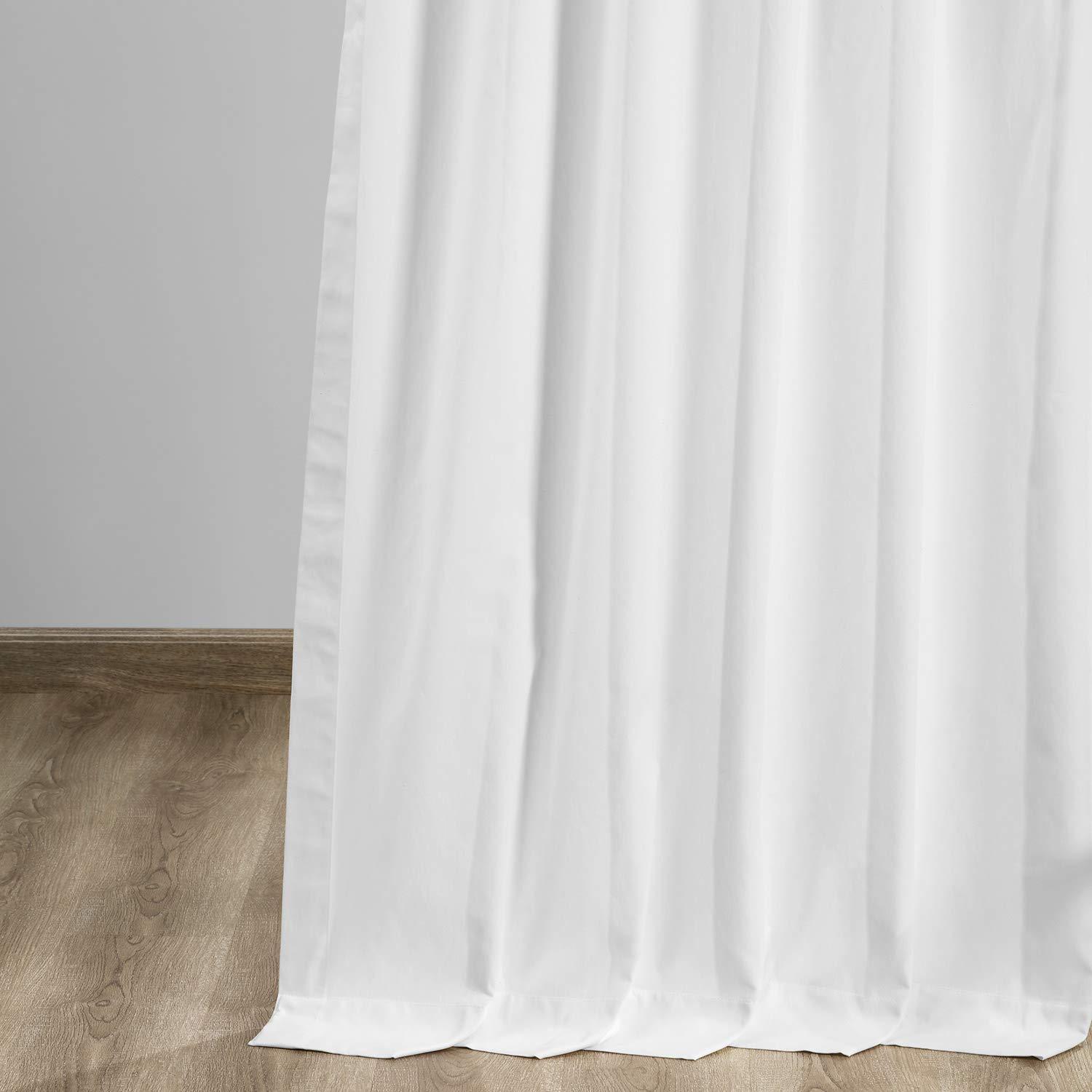 Fresh Popcorn Solid Cotton Blackout Curtain (1 Panel), Fresh Popcorn, 50W X 84L