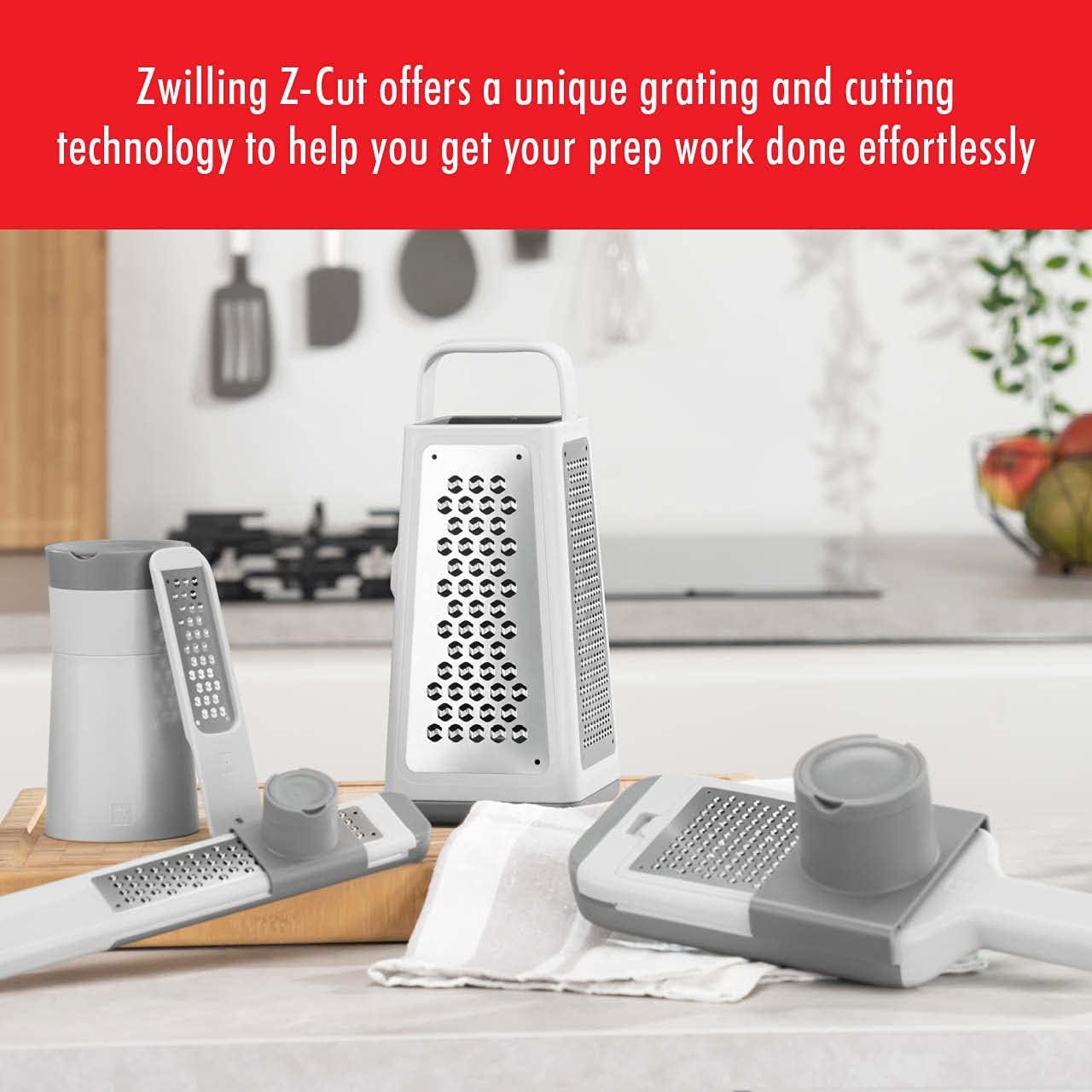 Zwilling Z-Cut Fine Grater with Storage Tray and Finger Guard