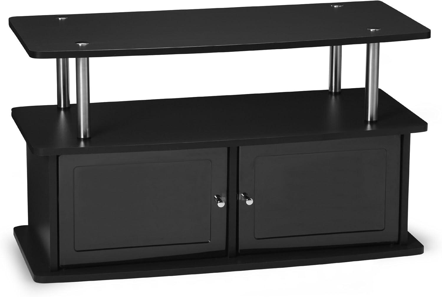 Convenience Concepts Designs2Go" TV Stand with Two Cabinets, for TVs up to 36", Black