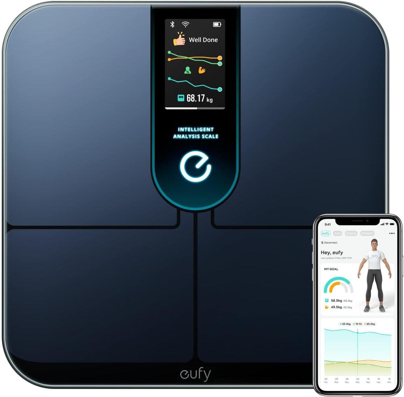 eufy P3 by Anker Wi-Fi Fitness Tracking Smart Scale, 400lb Capacity