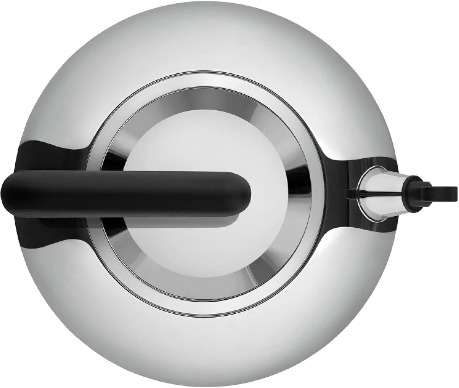 Alessi Alessi Bulbul 2.64 Quarts Stainless Steel (18/10) Whistling Stovetop Tea Kettle