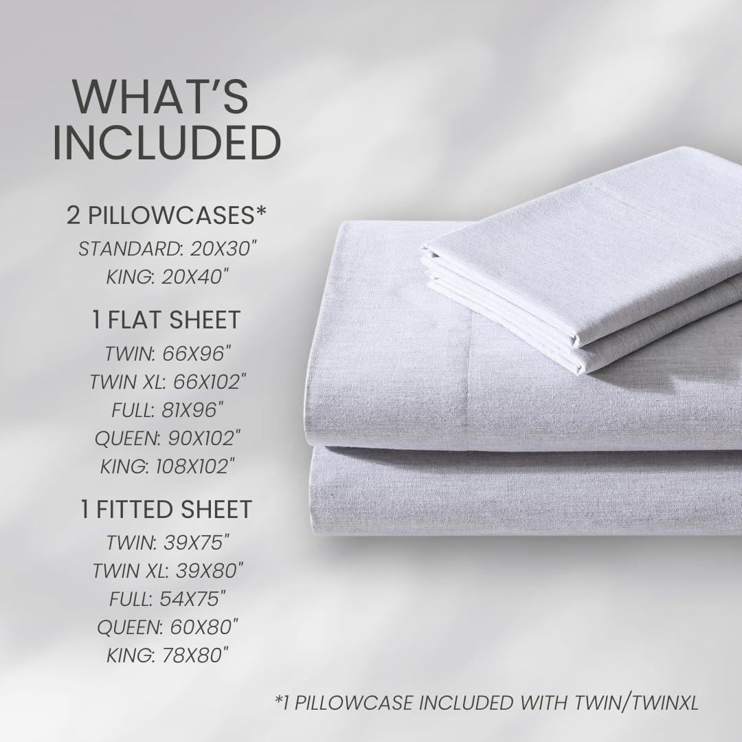 1888 Mills Easy Eco Cotton Blend Pillowcase Case Pack