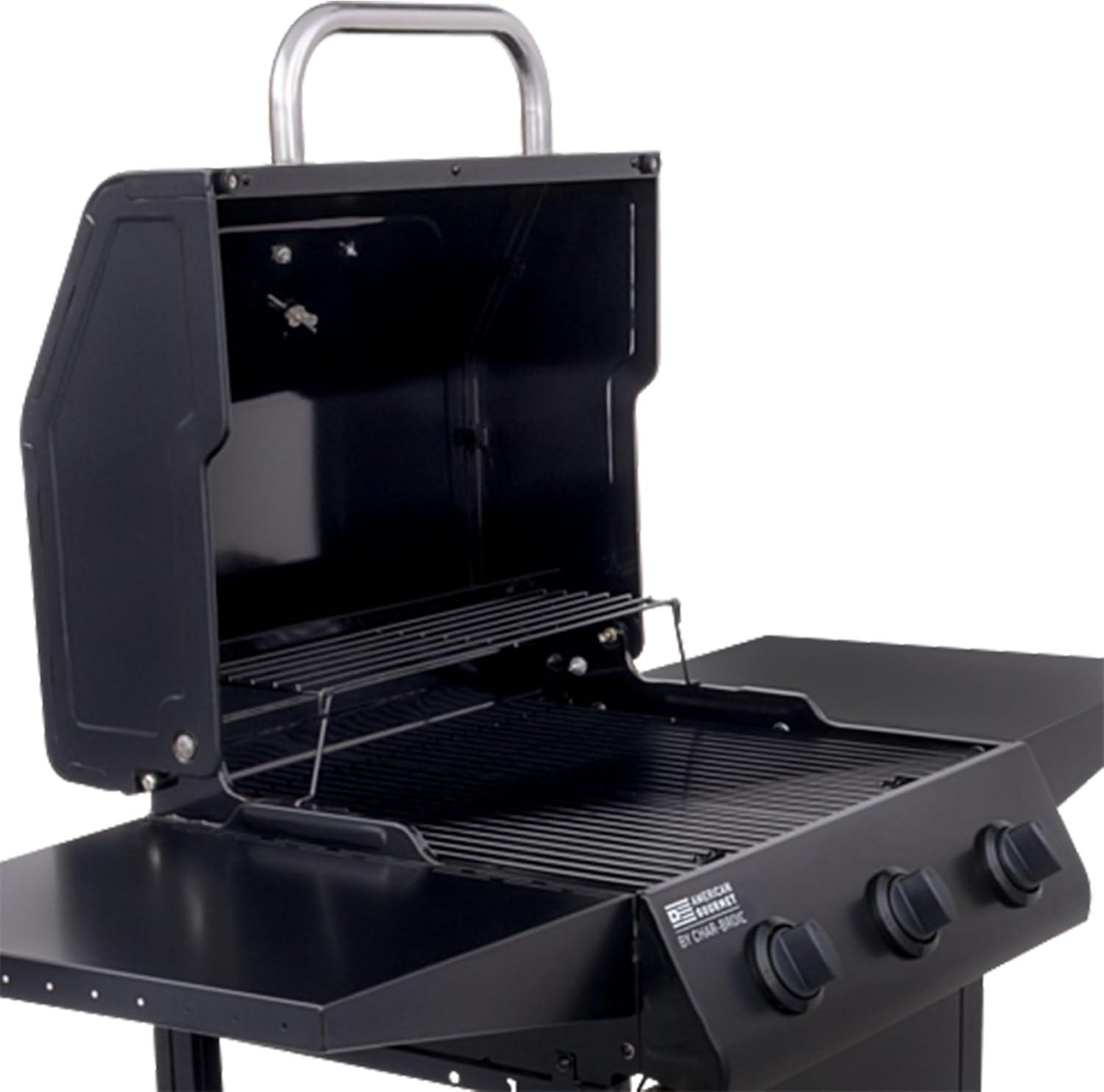 Charbroil American Gourmet 3-Burner Propane Gas Grill Cart