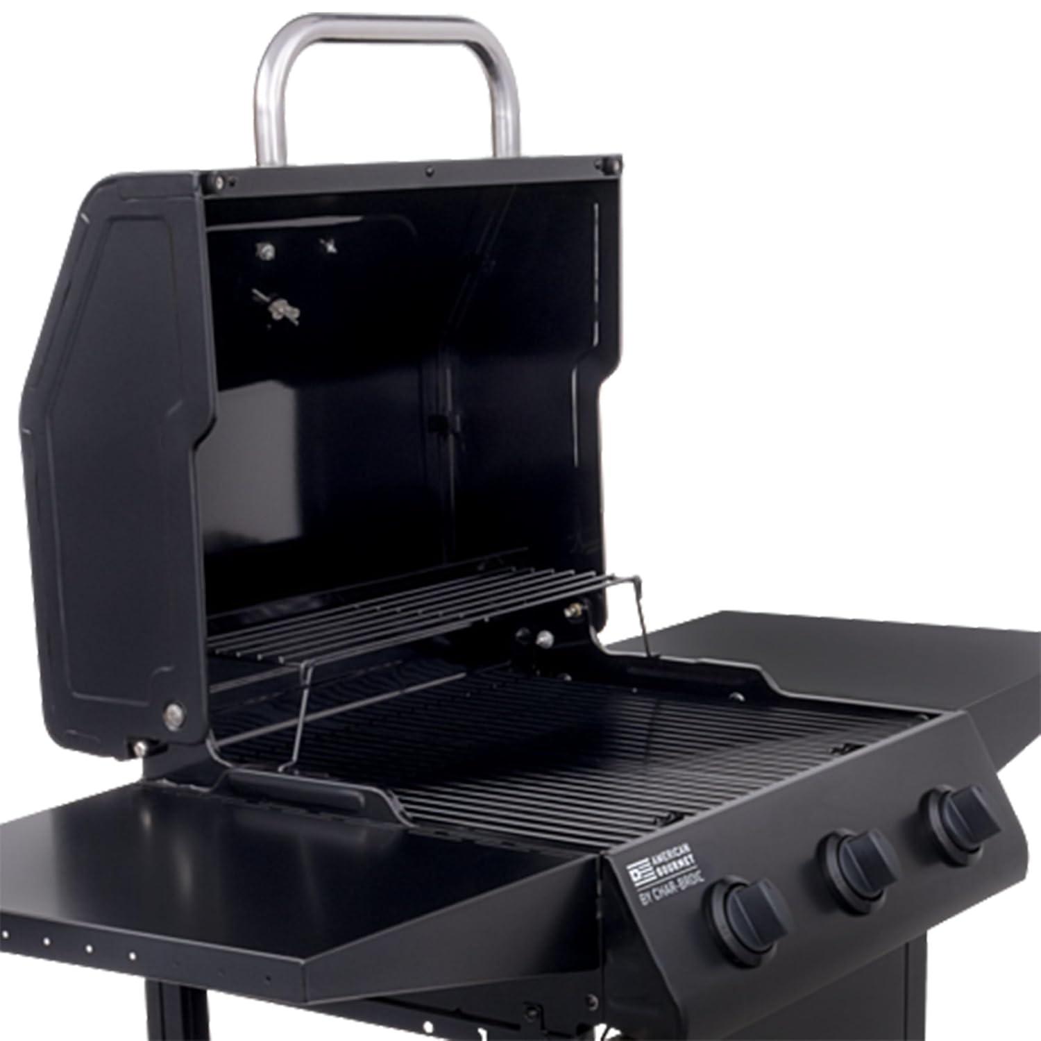 Charbroil American Gourmet 3-Burner Propane Gas Grill Cart