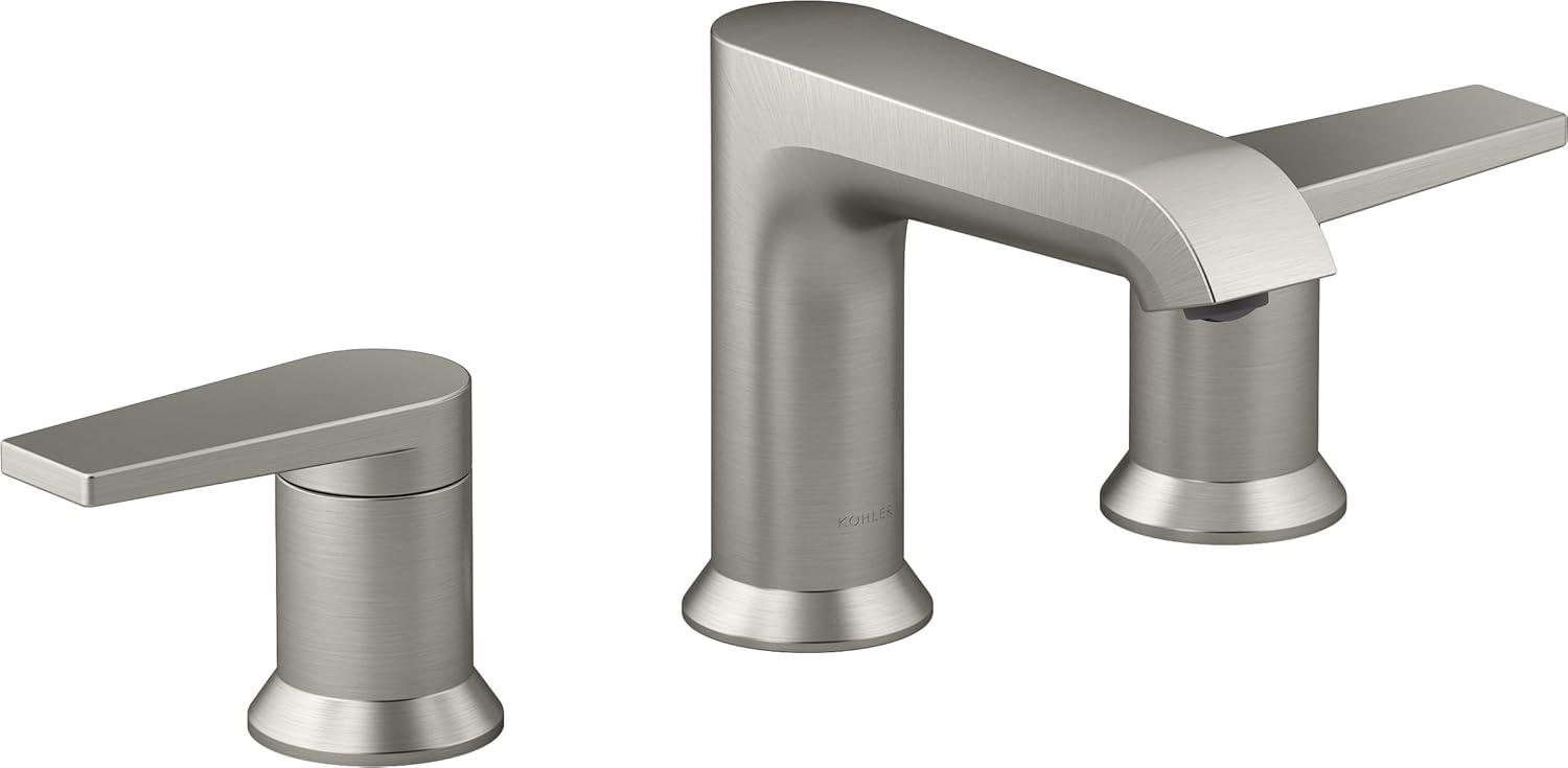 Kohler ® Hint ® Widespread Brushed Nickel Bathroom Sink Faucet