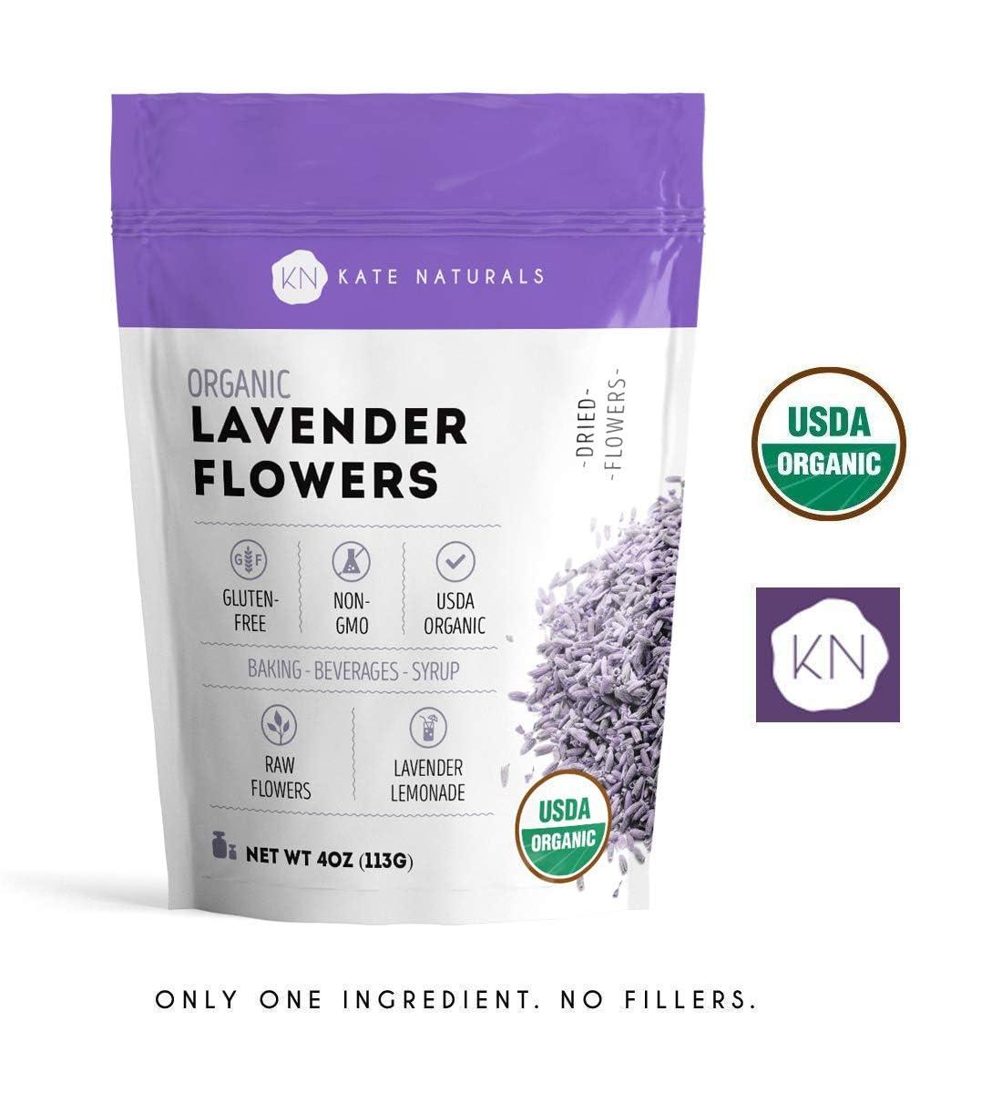 Organic Dried Lavender Flowers for Culinary and Crafting