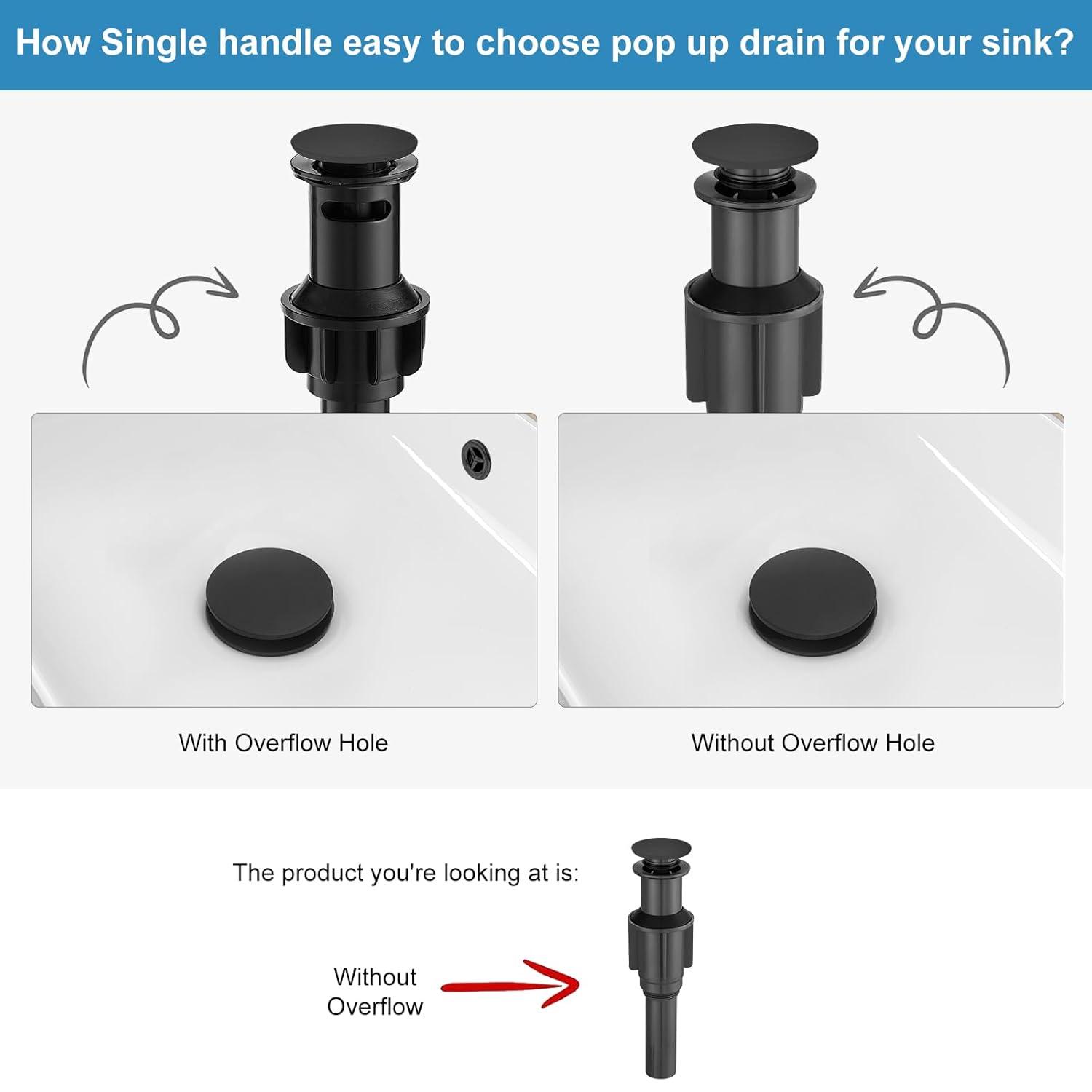 Waterfall Bathroom Faucet Single Handle，Bathroom Sink Faucet 1 Hole，Waterfall Faucet for Bathroom Sink，Vessel Sink Faucet Matte Black Tall Bathroom Faucet