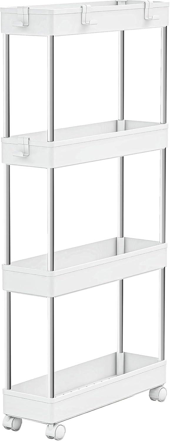 4 Tier Slim Storage Cart