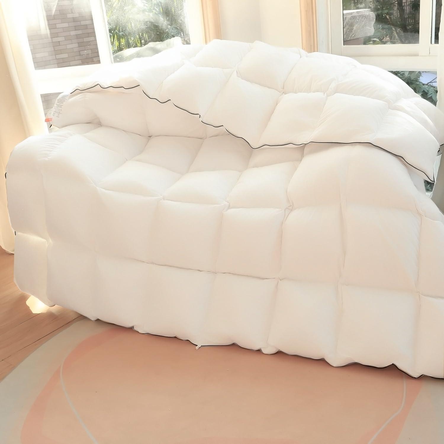 Alwyn Home 600in³/oz Fill Power Winter Goose Down Comforter