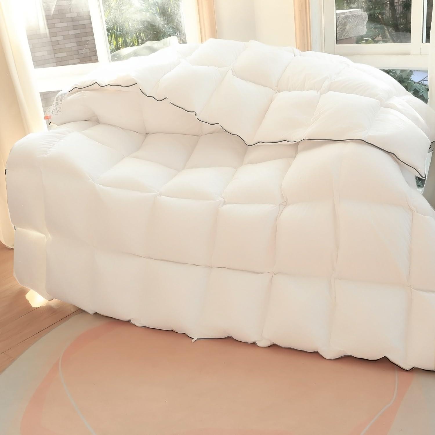 Alwyn Home 600in³/oz Fill Power Winter Goose Down Comforter
