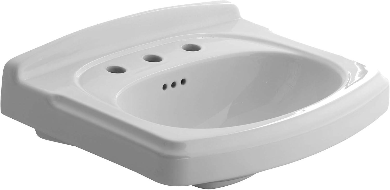 American Standard Portsmouth 19.5'' Ceramic Rectangular Bathroom Sink with Overflow