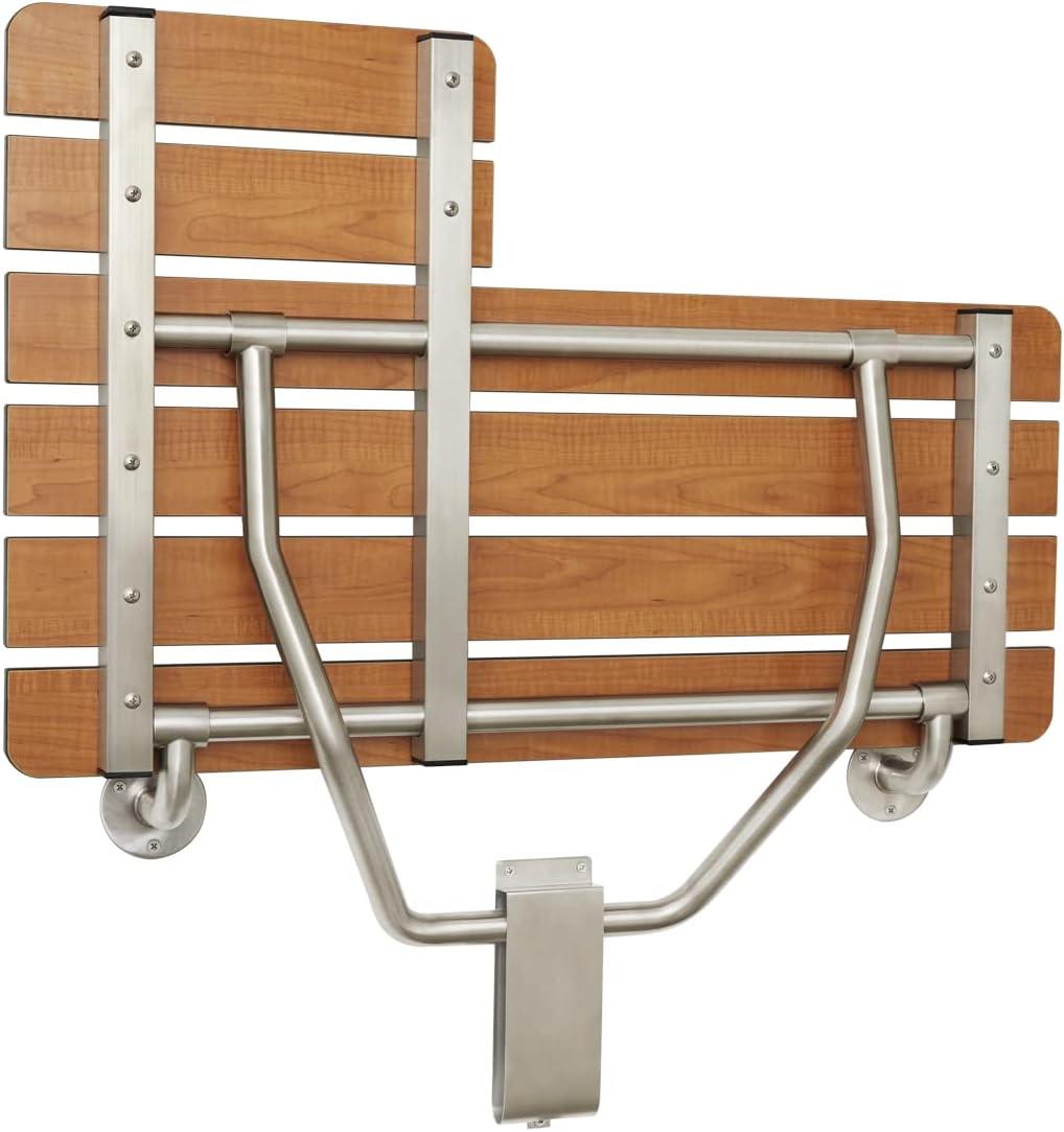 Teak ADA Bariatric Transfer Bench Seat