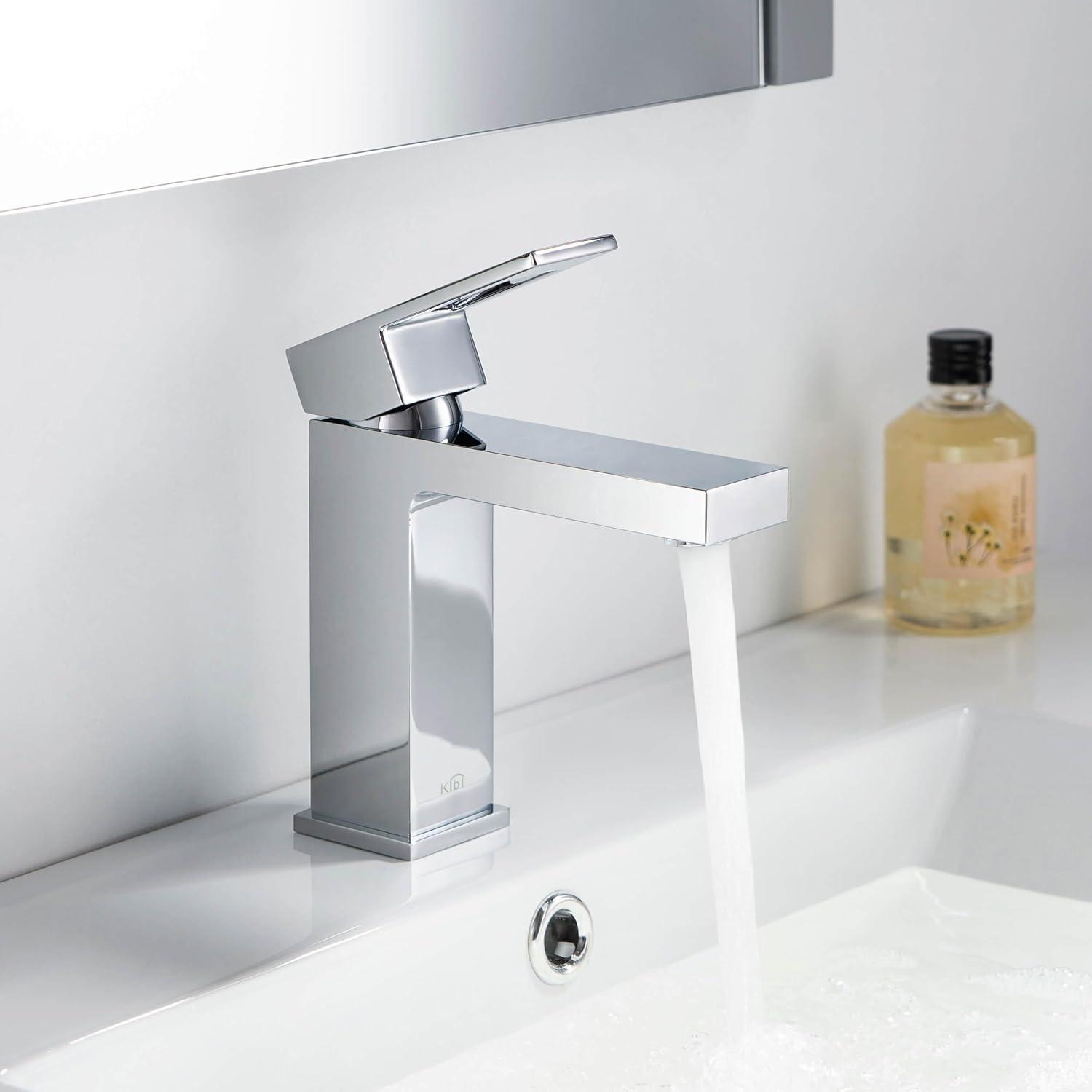 Cube Single-Hole Single-handle Bathroom Faucet