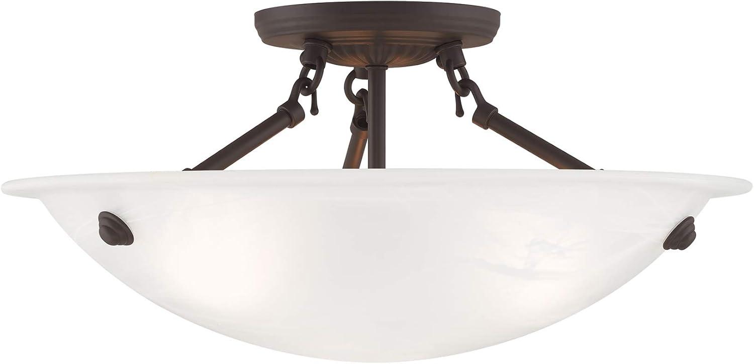 Livex Lighting Oasis 3 - Light Flush Mount in  Bronze