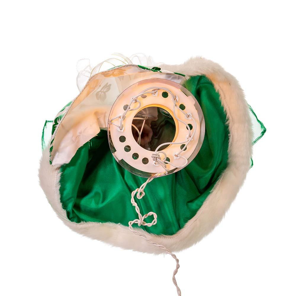 Kurt Adler Fabric Tree Topper - Lighted