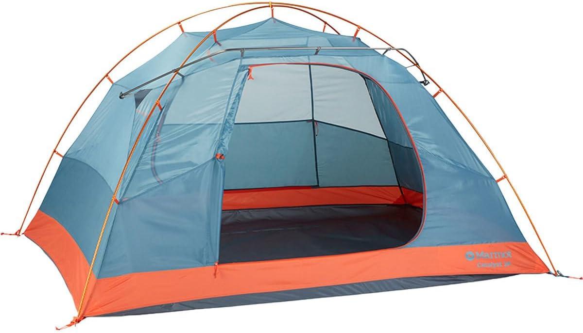 Red and Blue Three-Season Dome Camping Tent for 2 Persons