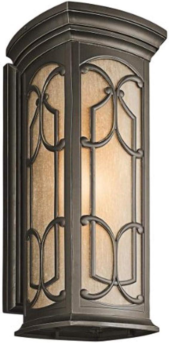 Distressed Bronze 25" Traditional Outdoor Wall Lantern