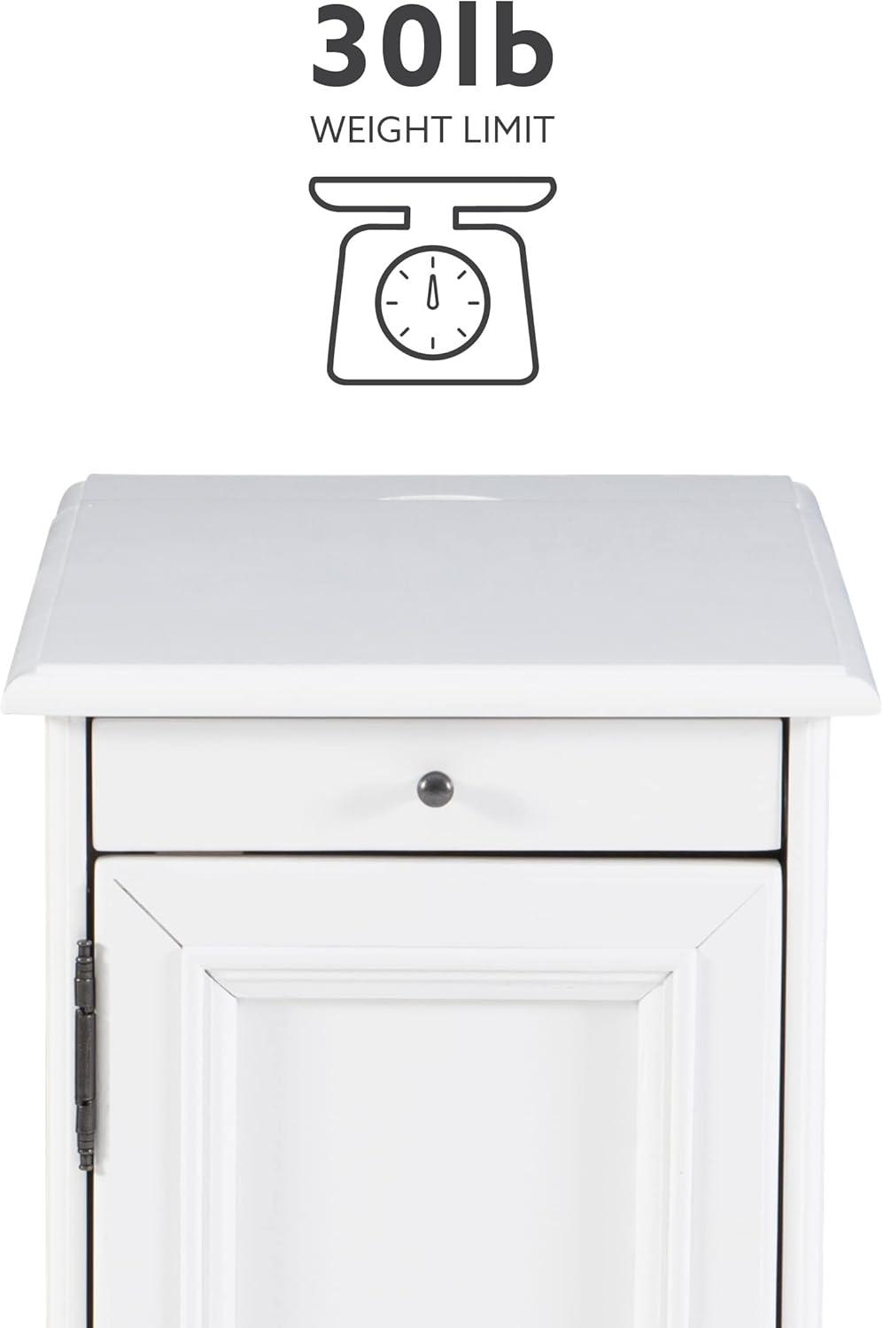 Powell Butler White Accent Table