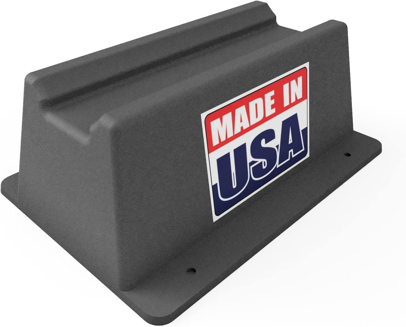 USA Made BULLKE 8-Pack Rooftop Pipe Support – 11.75" x 8" – 1000 lbs Capacity – UV-Resistant, Durable Plastic Blocks – Supports Conduit, PVC, Forge Molded Design