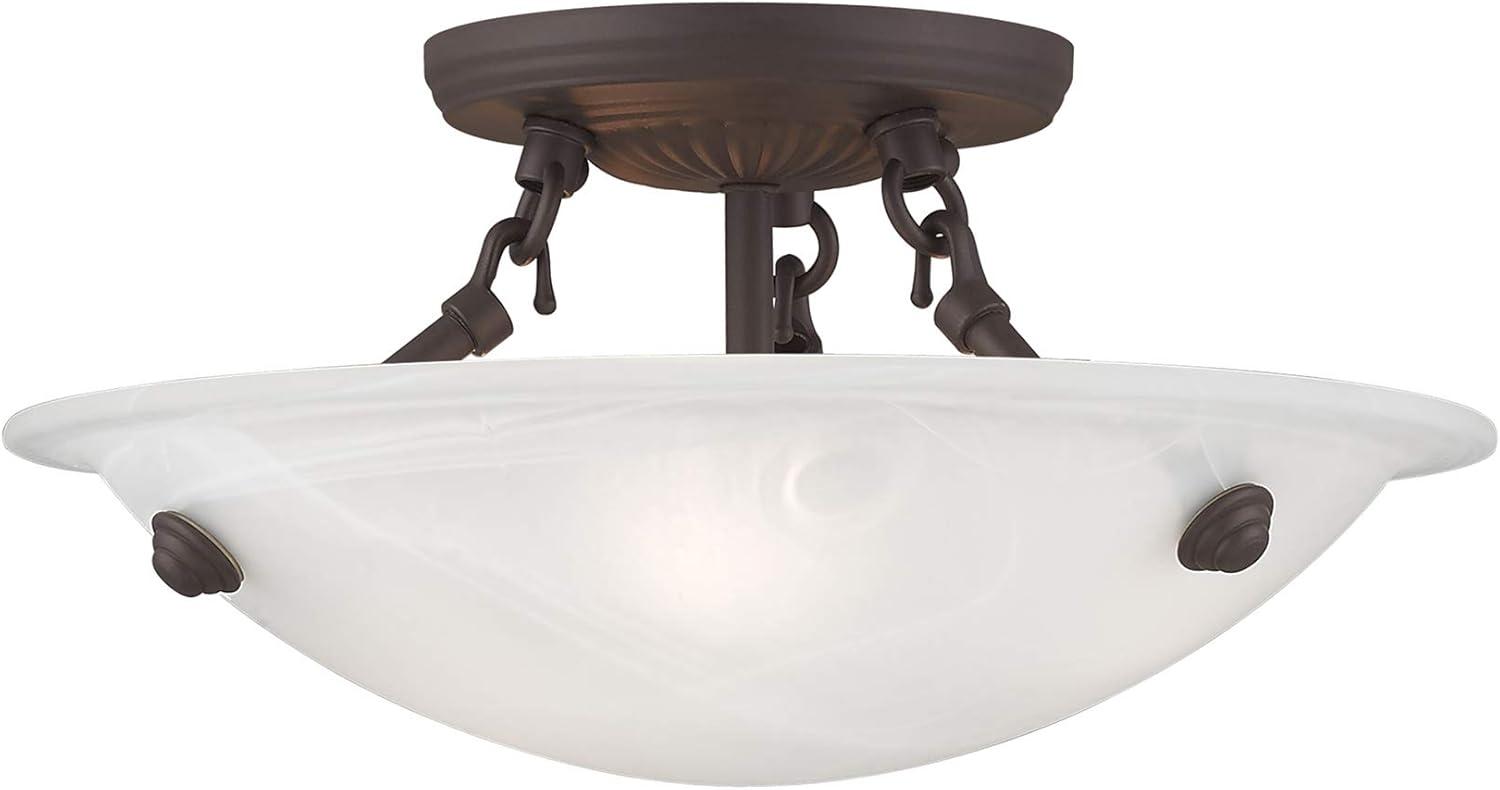 Livex Lighting Oasis 3 - Light Flush Mount in  Bronze