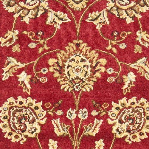 SAFAVIEH Lyndhurst Manuel Traditional Border Runner Rug, Red/Ivory, 2'3" x 8'