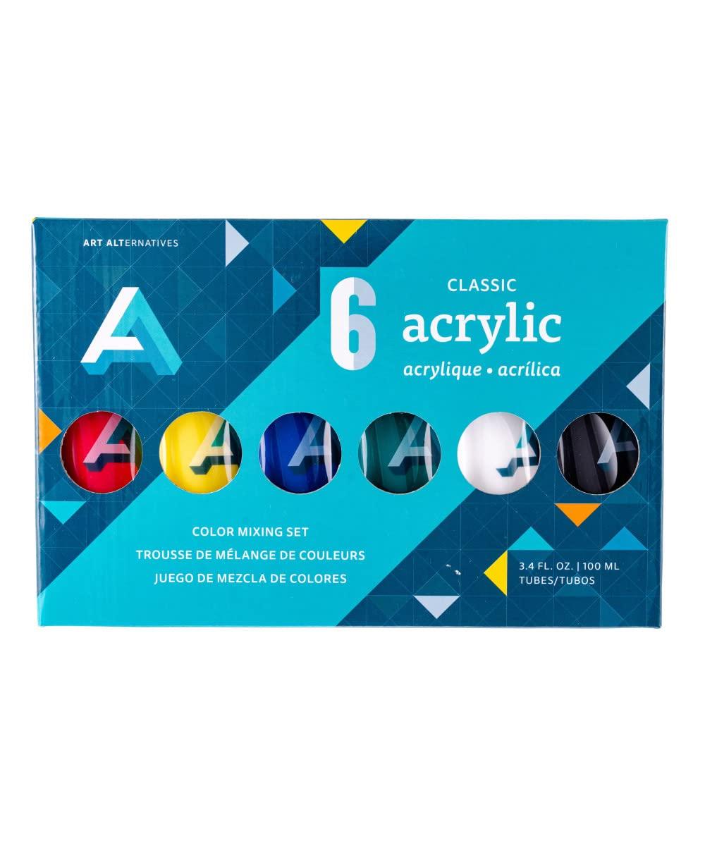Art Alternatives Studio Acrylic, 6 Color Set