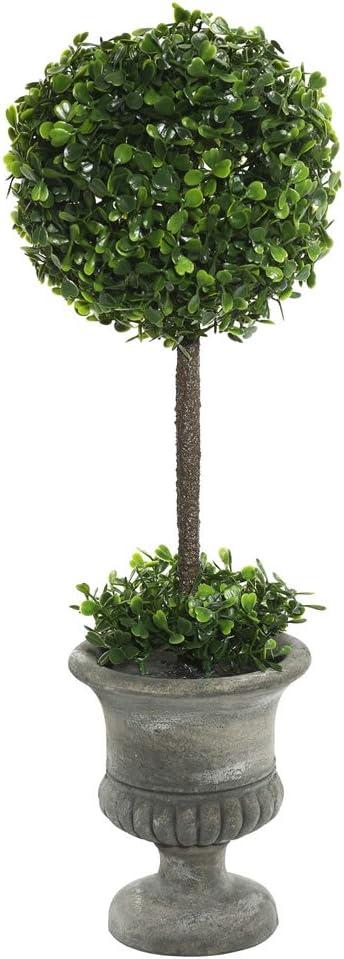 Vickerman 21" Artificial Green Boxwood Topiary.