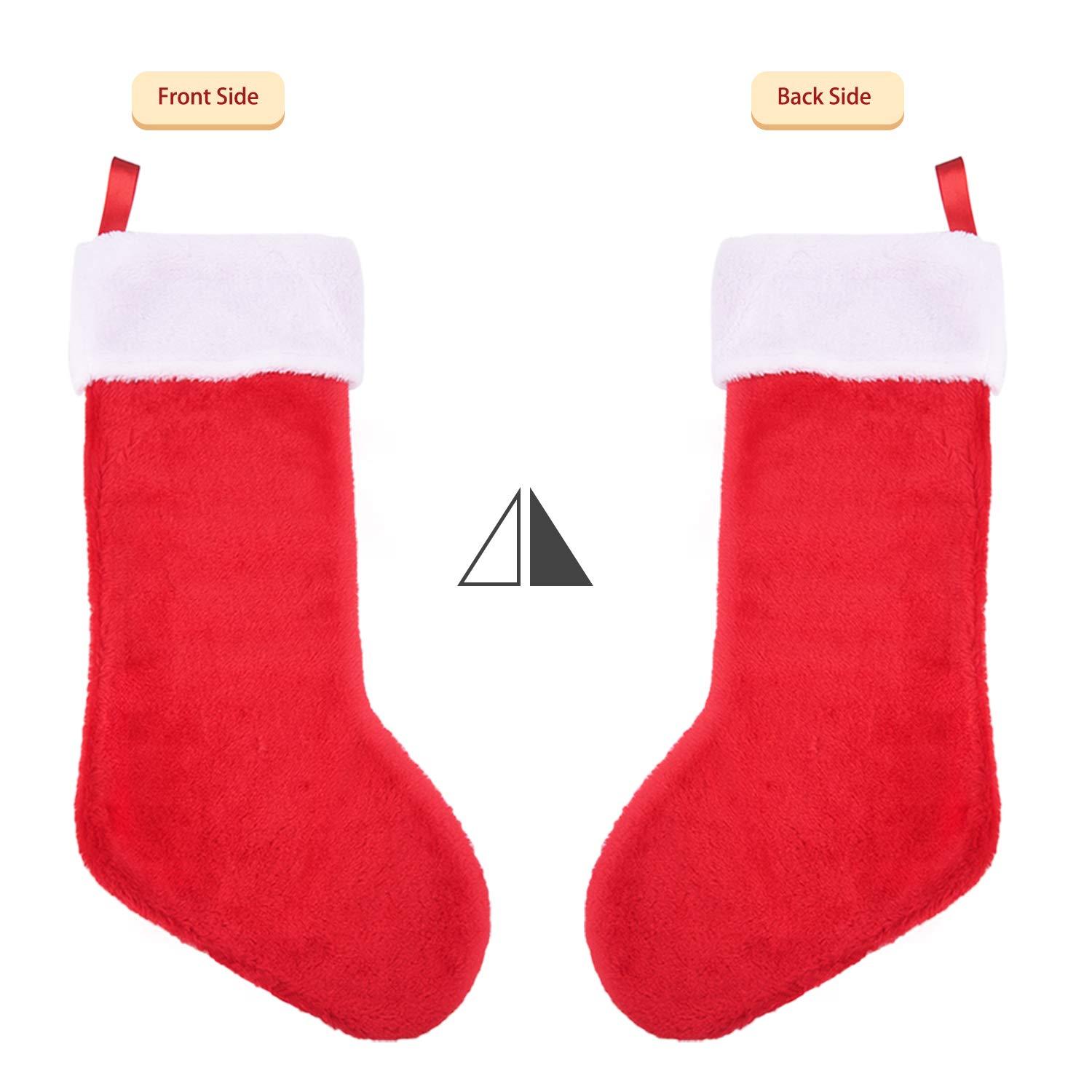 HETACE 6 Pack Christmas Stockings 20 Inch