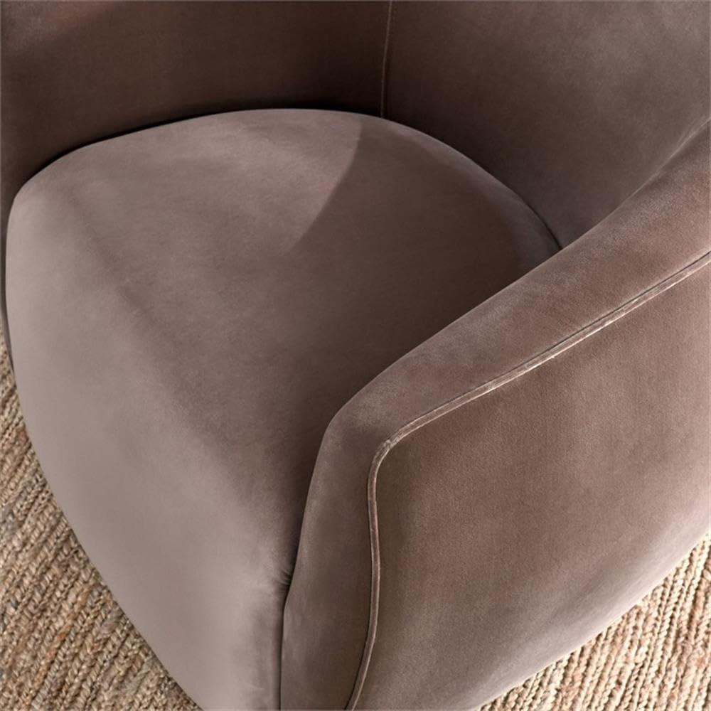 Layla Upholstered Swivel Barrel Chair