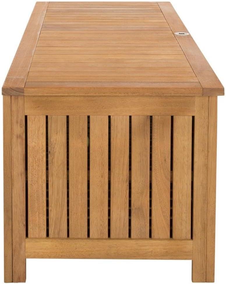 Abri 47.63 Inch L Outdoor Cushion Deck Box  - Safavieh