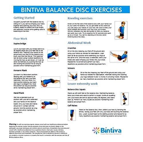 Bintiva Bintiva 33cm Balance Disc Set - Black, Blue, Purple, Green, Gray, Orange