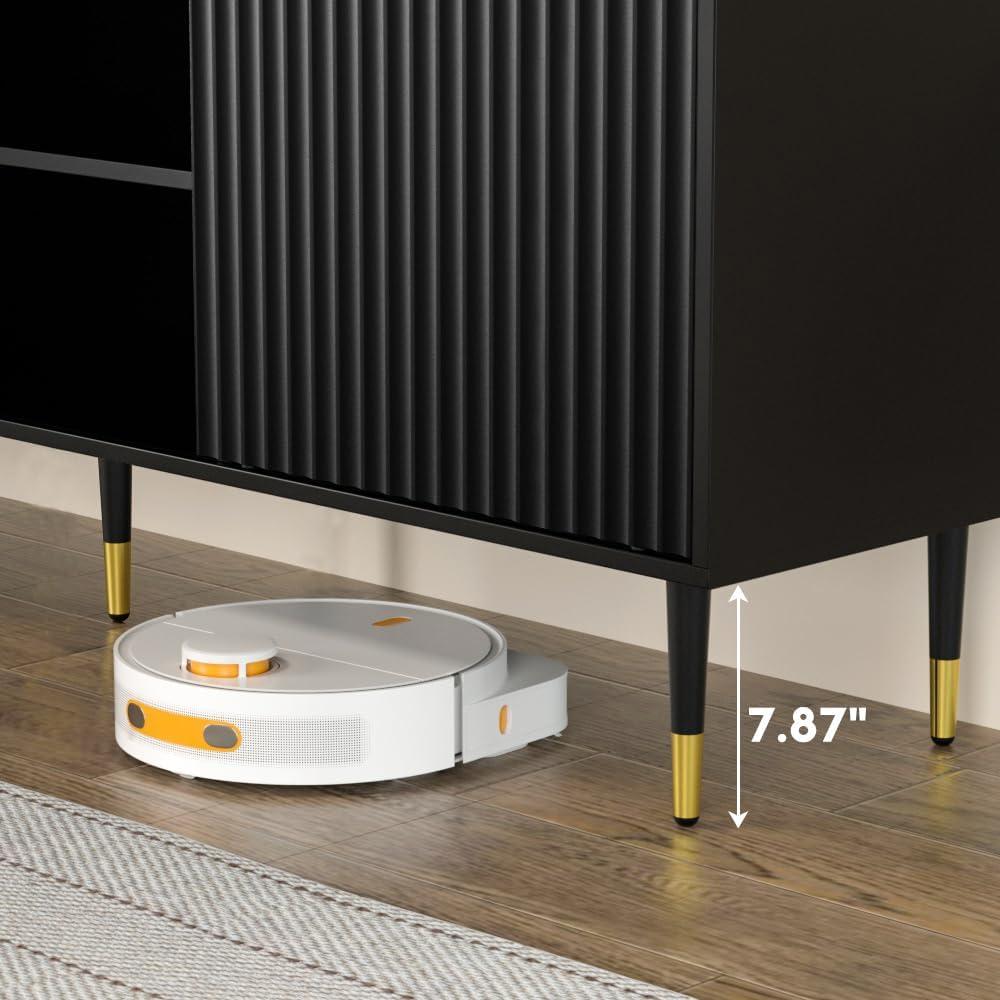 Mercer41 Modern TV Stand with Storage Cabinet  & Cable Management for TV up to 65''