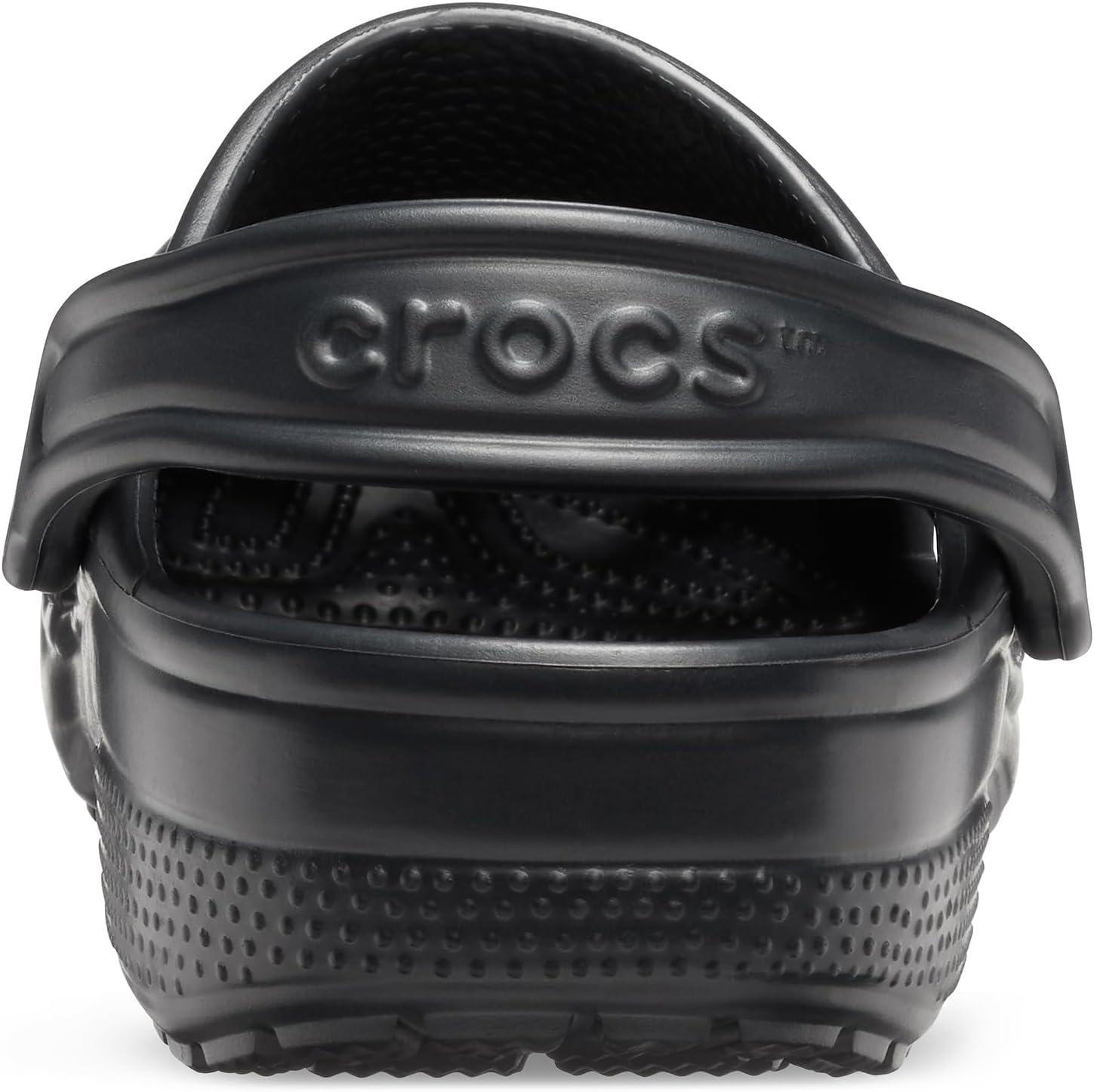 Men's 12 Black Aerated Slip Resistant Clogs