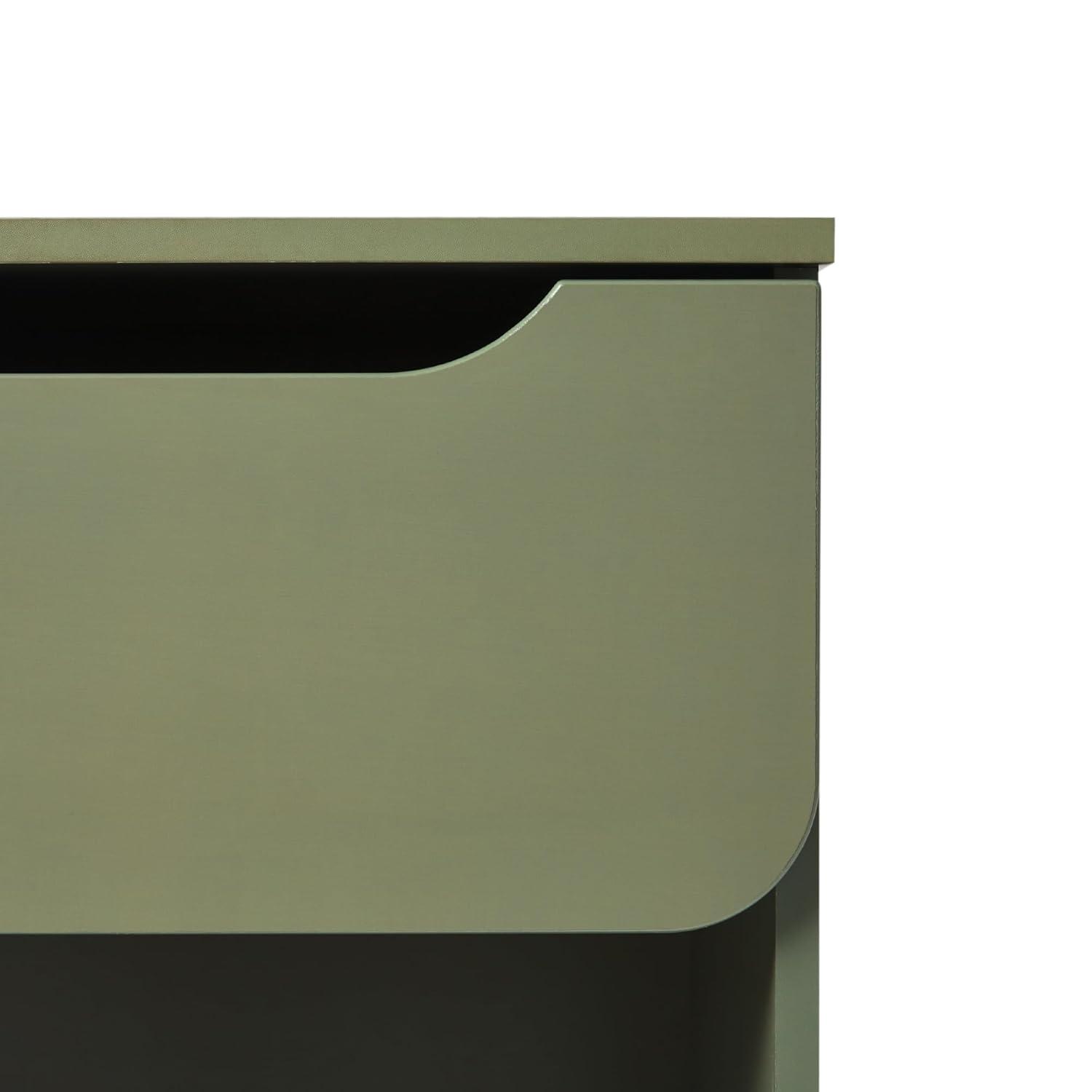 Ebern Designs Jaqualine 1-Drawer Nightstand with Storage Cubby
