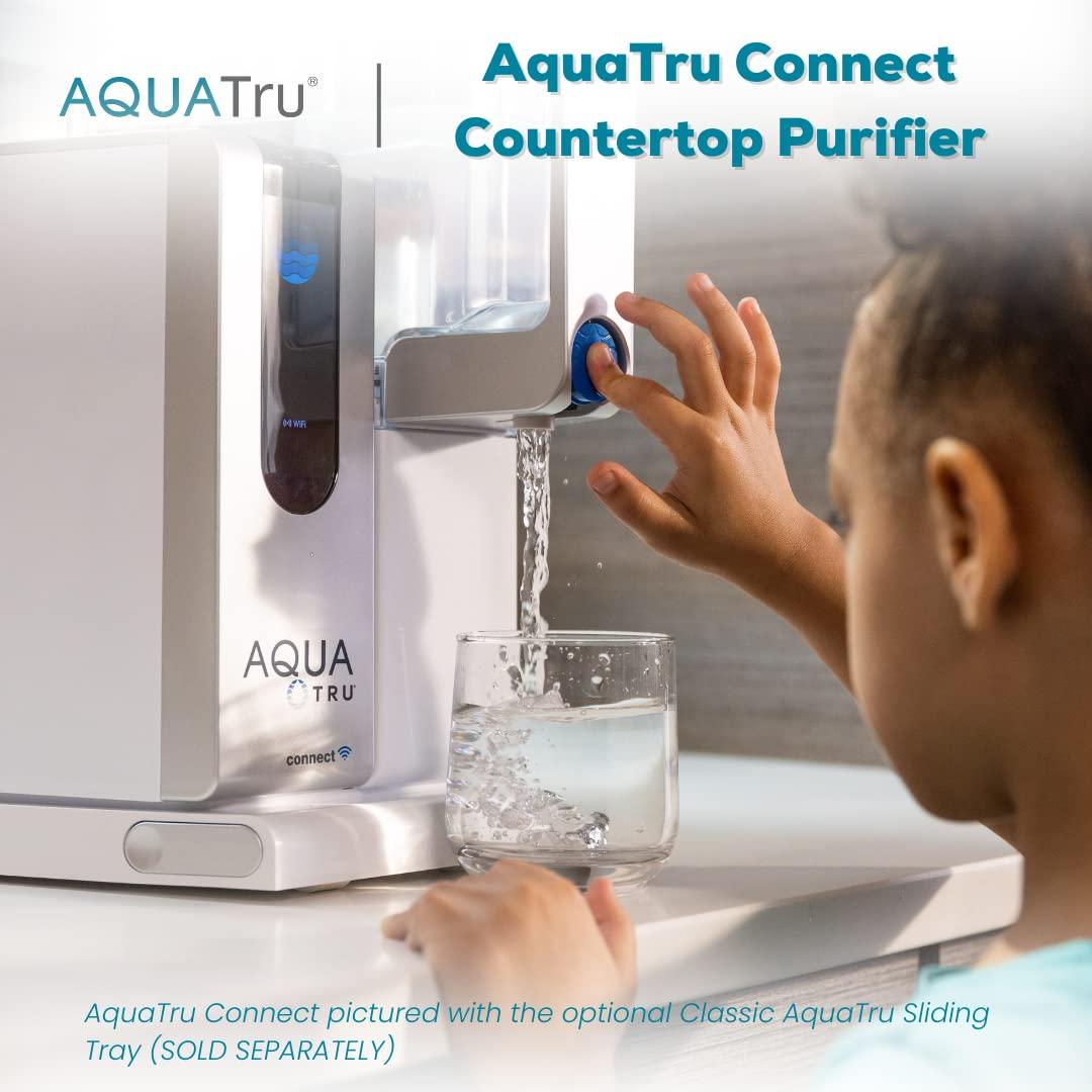 AquaTru White and Gray Countertop Water Filtration System