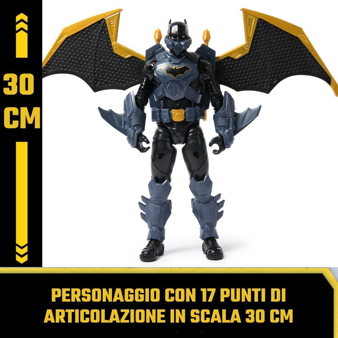 DC Comics Batman Adventures, 30-centimetre Night Sky Batman Action Figure with Expandable Wings