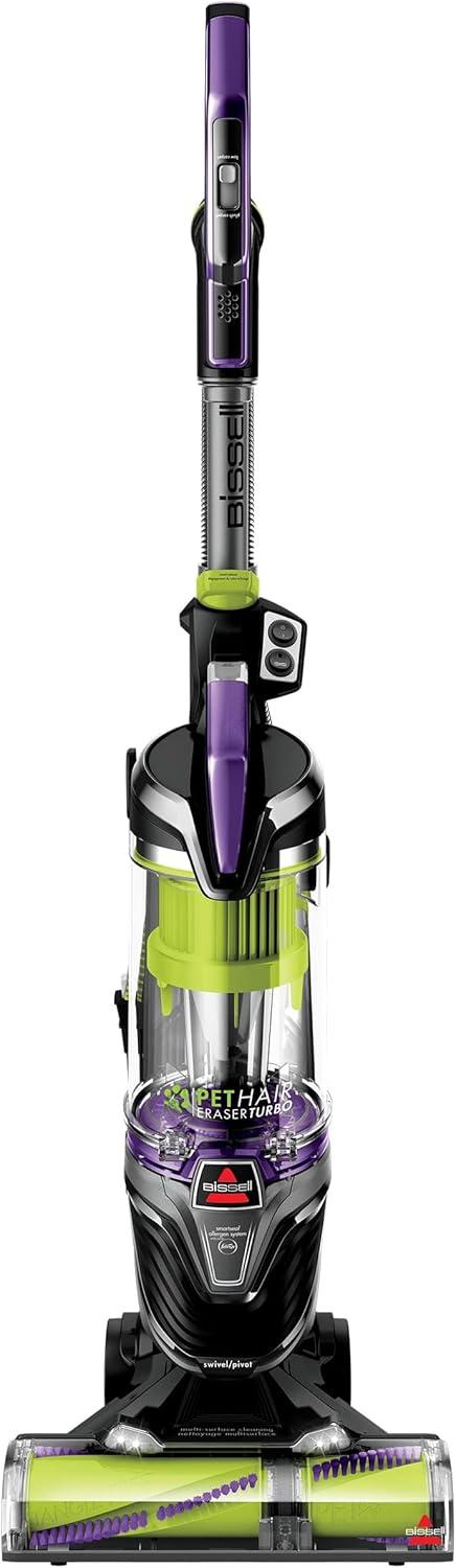 BISSELL 24613 BISSELL Pet Hair Eraser Turbo Plus Lightweight Vacuum, Tangle-Free Brush Roll, Powerful Pet Hair Pick-up 24613