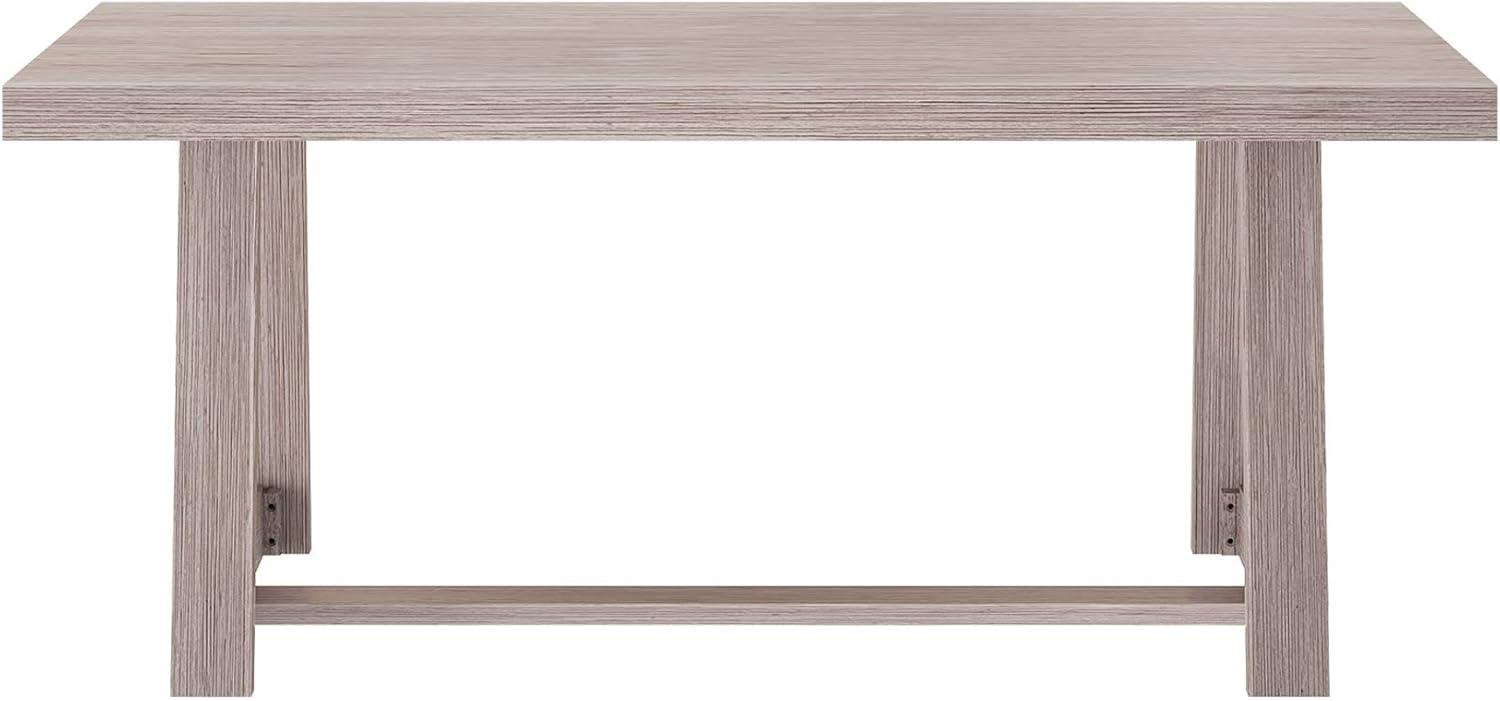 Plank+Beam 72" Dining Table for 6, Classic Farmhouse Style Solid Wood Kitchen Table