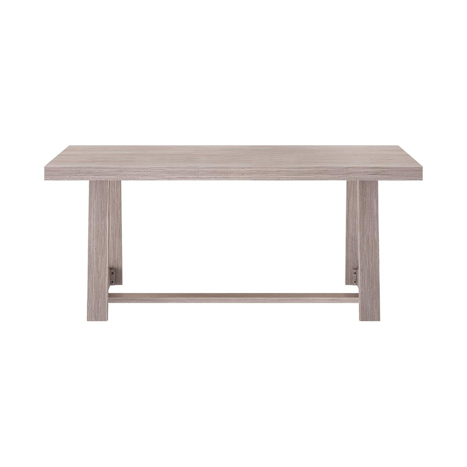 Plank+Beam Farmhouse 72" Dining Table, Solid Wood Rectangular Kitchen Table for 6 People