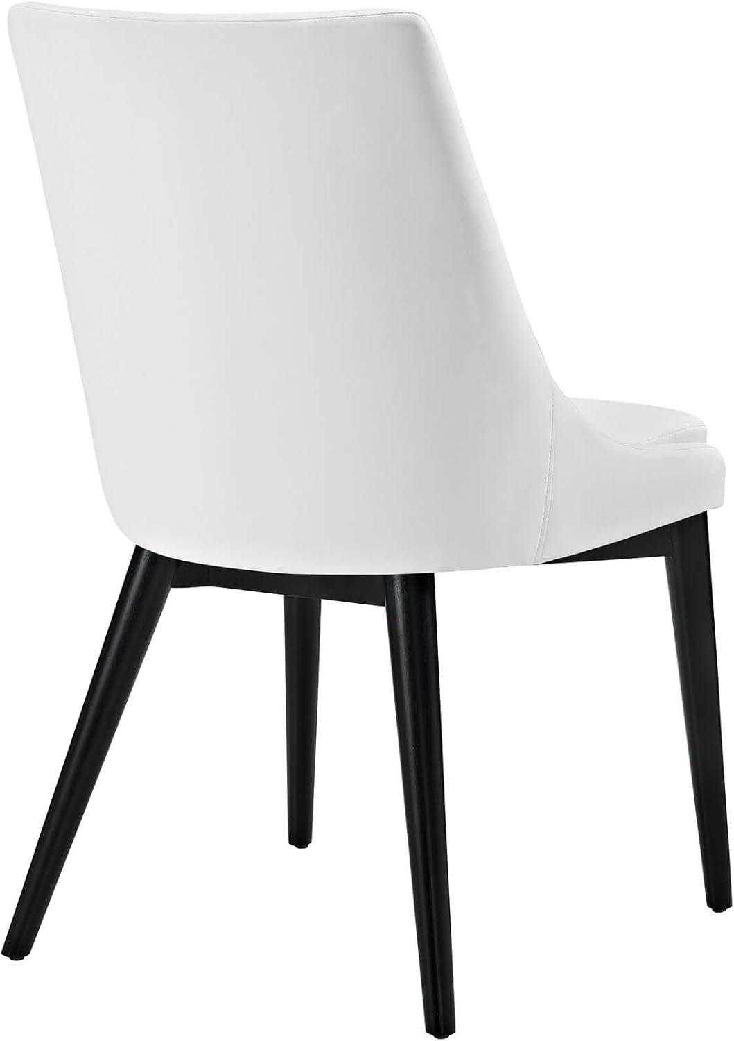 Set of 2 Viscount Dining Side Chair Vinyl - Modway